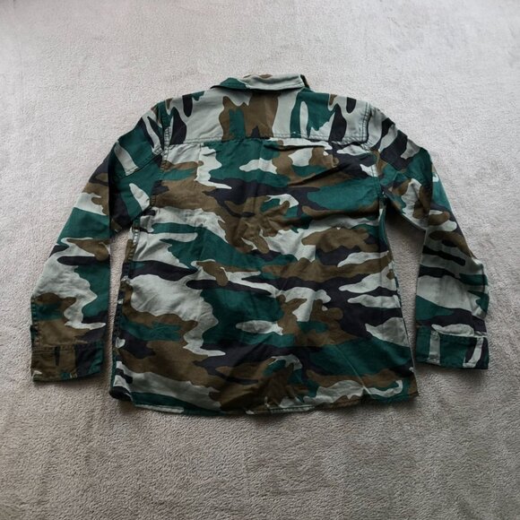 J.Crew Mercantile  Womens Shirt Jacket XS Utility Camo Shacket Green Outdoors - Picture 11 of 11